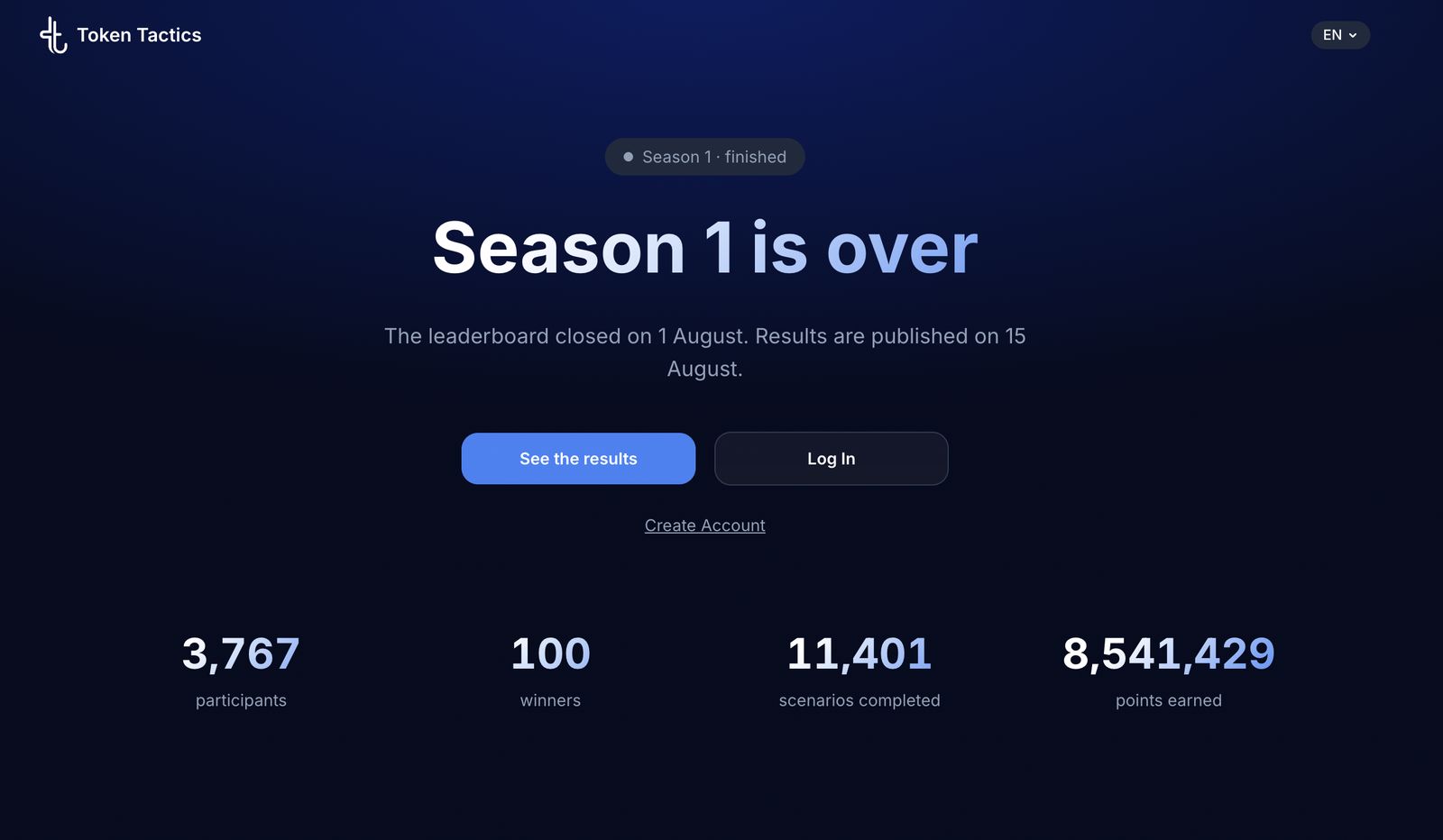 Token Tactics: итоги первого сезона квест-платформы